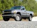 Medium Charcoal Gray Metallic 2001 Chevrolet Silverado 2500HD LS Regular Cab 4x4 Exterior