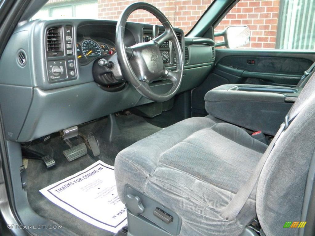 2001 Chevrolet Silverado 2500HD LS Regular Cab 4x4 Graphite Dashboard Photo #40647798