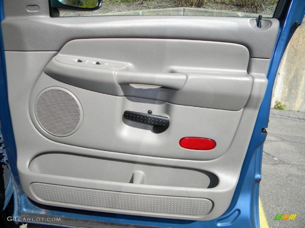 2003 Ram 1500 SLT Quad Cab 4x4 - Atlantic Blue Pearl / Dark Slate Gray photo #43