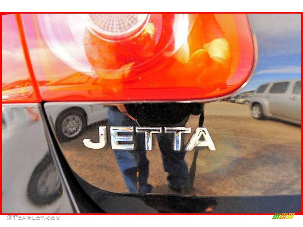 2007 Jetta 2.5 Sedan - Black / Anthracite photo #4