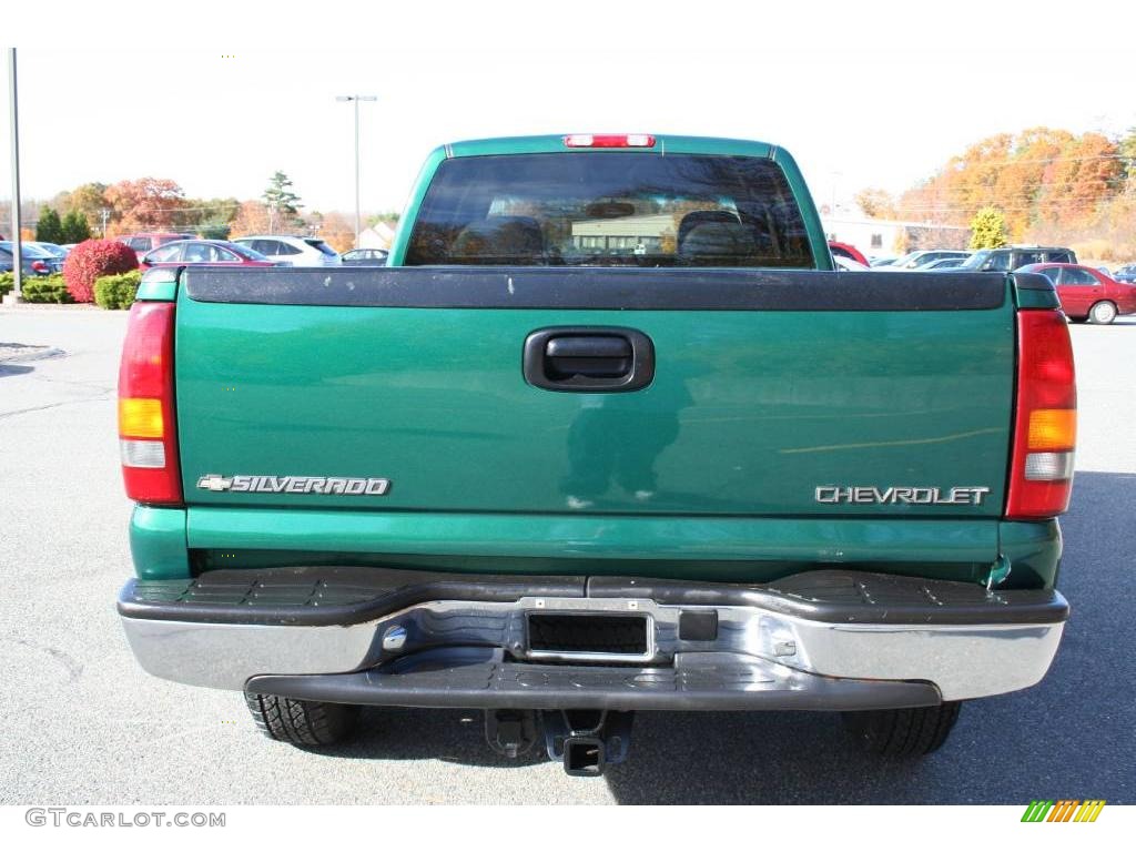 Meadow Green Metallic 2000 Chevrolet Silverado 2500 LT Extended Cab 4x4 Exterior Photo #40649138