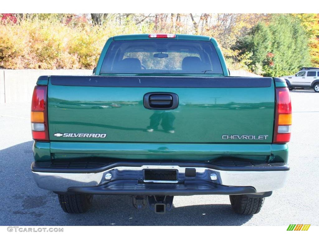 2000 Silverado 2500 LT Extended Cab 4x4 - Meadow Green Metallic / Medium Gray photo #18