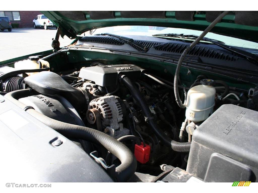2000 Silverado 2500 LT Extended Cab 4x4 - Meadow Green Metallic / Medium Gray photo #29