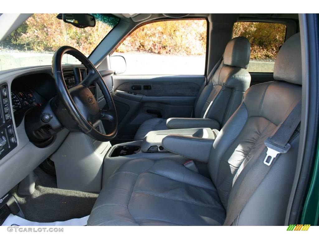 2000 Silverado 2500 LT Extended Cab 4x4 - Meadow Green Metallic / Medium Gray photo #34