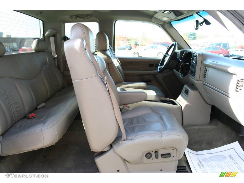 2000 Silverado 2500 LT Extended Cab 4x4 - Meadow Green Metallic / Medium Gray photo #35