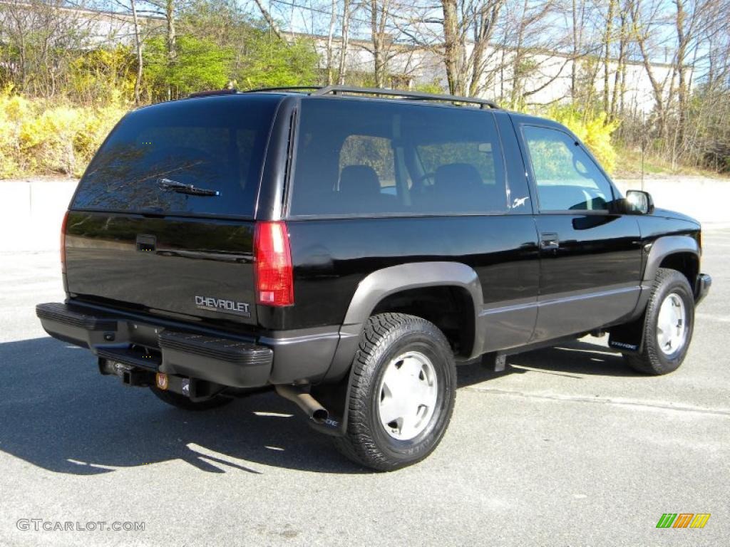 Black 1997 Chevrolet Tahoe LT 4x4 Exterior Photo #40649434