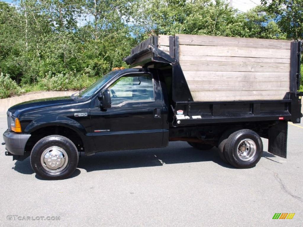 1999 F350 Super Duty XL Regular Cab 4x4 Chassis - Black / Medium Graphite photo #13