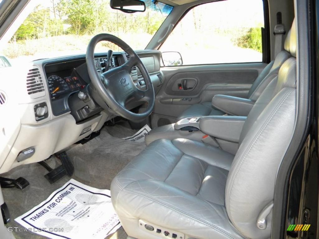 Pewter Interior 1997 Chevrolet Tahoe Lt 4x4 Photo 40649622