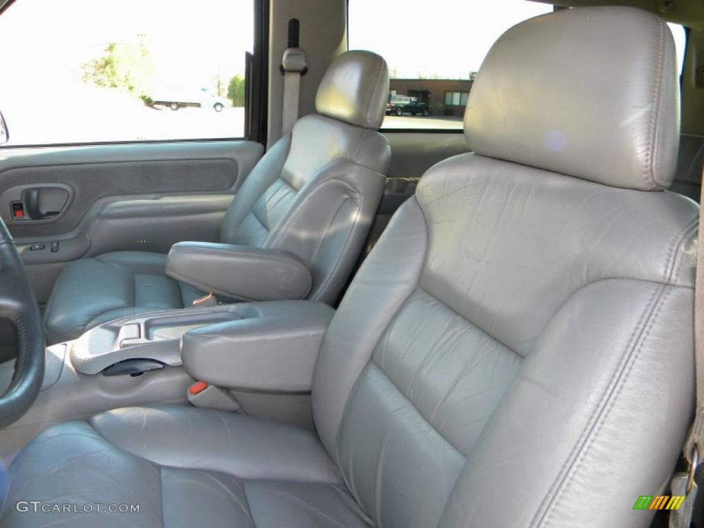 Pewter Interior 1997 Chevrolet Tahoe LT 4x4 Photo #40649630