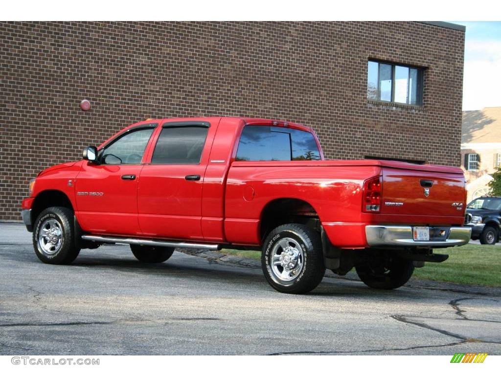 Flame Red 2006 Dodge Ram 2500 SLT Mega Cab 4x4 Exterior Photo #40650227