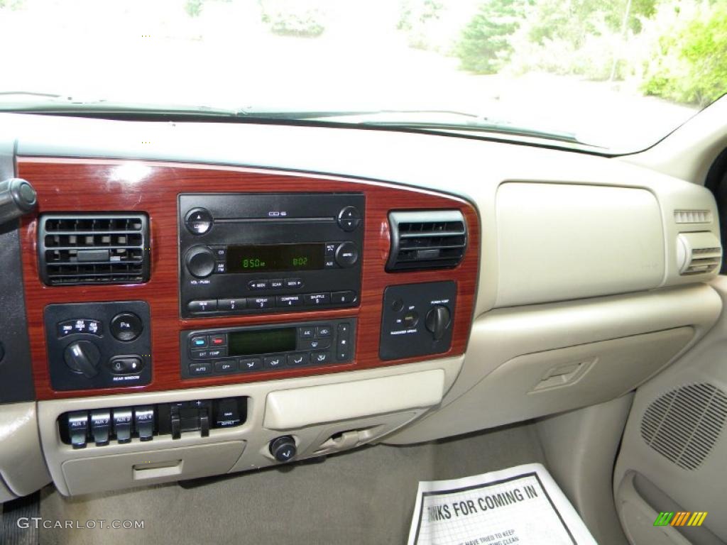 2005 F350 Super Duty Lariat SuperCab 4x4 - Dark Stone Metallic / Tan photo #68