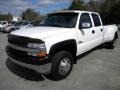 Summit White - Silverado 3500 LT Crew Cab 4x4 Dually Photo No. 10