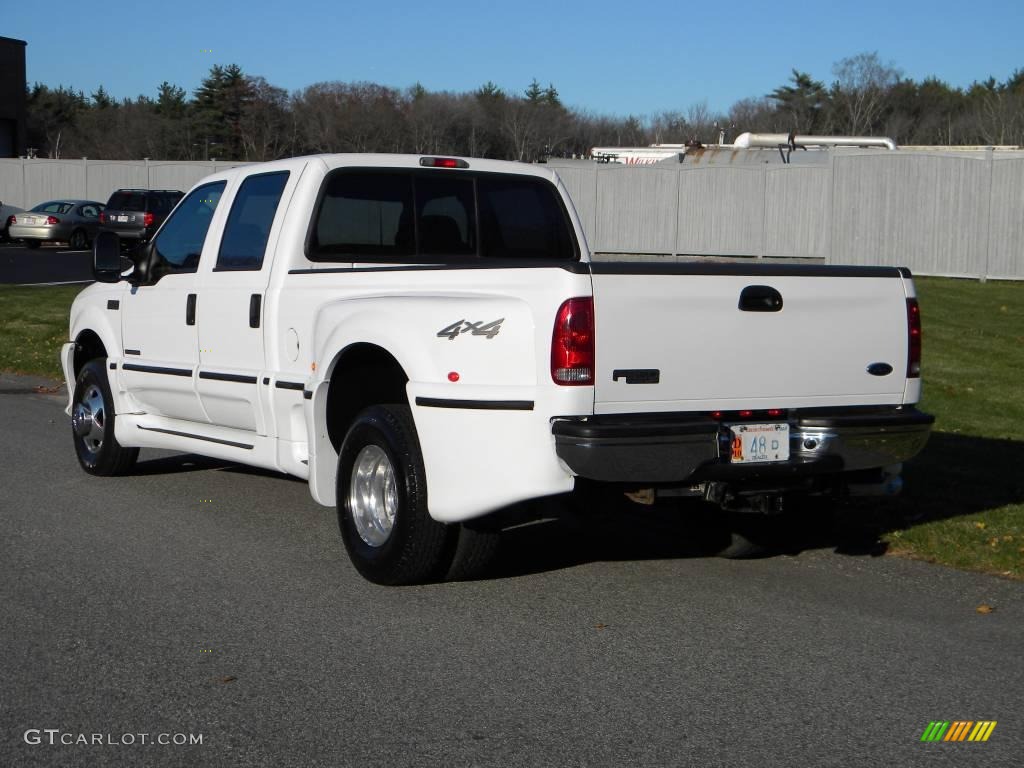 Oxford White 2002 Ford F350 Super Duty XLT Crew Cab 4x4 Dually Exterior Photo #40650983