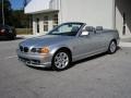 2001 Titanium Silver Metallic BMW 3 Series 325i Convertible  photo #2