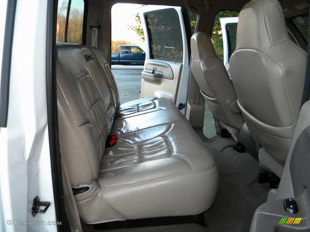 Medium Parchment Interior 2002 Ford F350 Super Duty XLT Crew Cab 4x4 Dually Photo #40651255