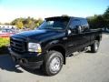 2002 Black Ford F350 Super Duty XLT SuperCab 4x4  photo #1