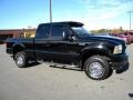 2002 Black Ford F350 Super Duty XLT SuperCab 4x4  photo #12