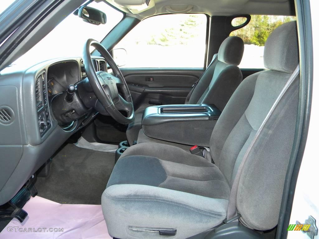 Dark Pewter Interior 2004 GMC Sierra 2500HD SLE Crew Cab 4x4 Photo #40652111
