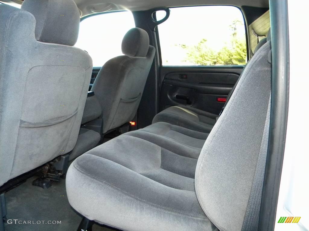 Dark Pewter Interior 2004 GMC Sierra 2500HD SLE Crew Cab 4x4 Photo #40652135