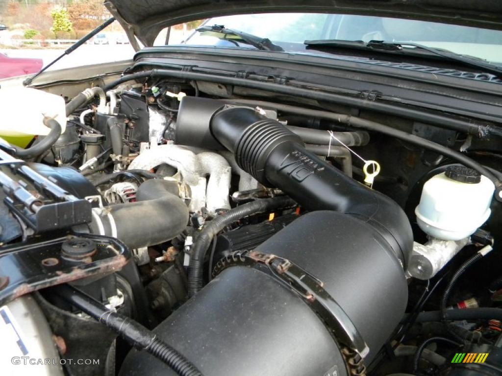2002 Ford F250 Super Duty Lariat SuperCab 4x4 6.8 Liter SOHC 20-Valve V10 Engine Photo #40652255