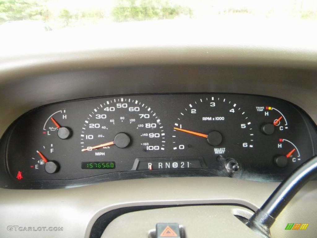 2002 Ford F250 Super Duty Lariat SuperCab 4x4 Gauges Photo #40652408