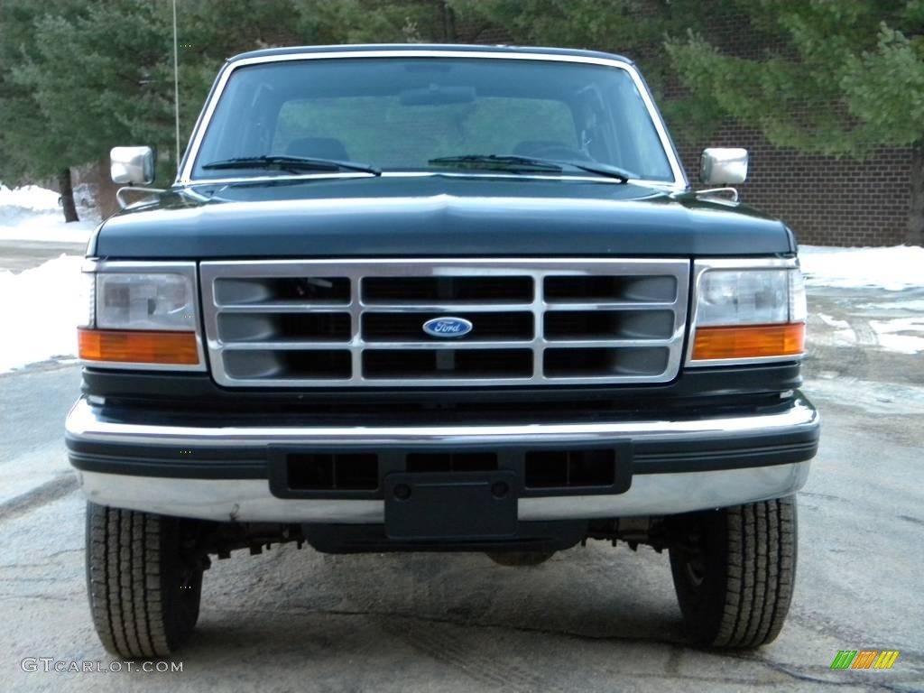 1997 F250 XLT Extended Cab 4x4 - Black / Medium Graphite photo #11