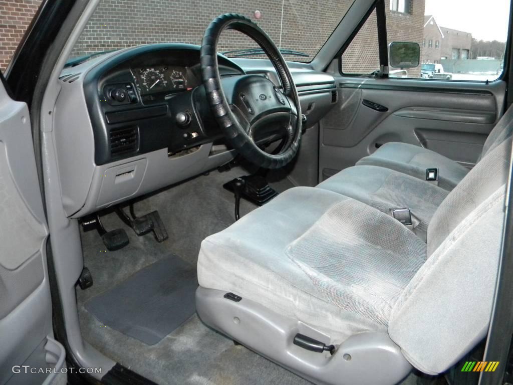 1997 F250 XLT Extended Cab 4x4 - Black / Medium Graphite photo #15