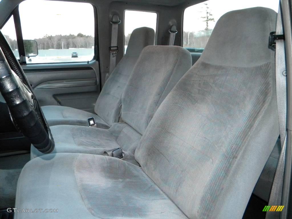 1997 F250 XLT Extended Cab 4x4 - Black / Medium Graphite photo #16