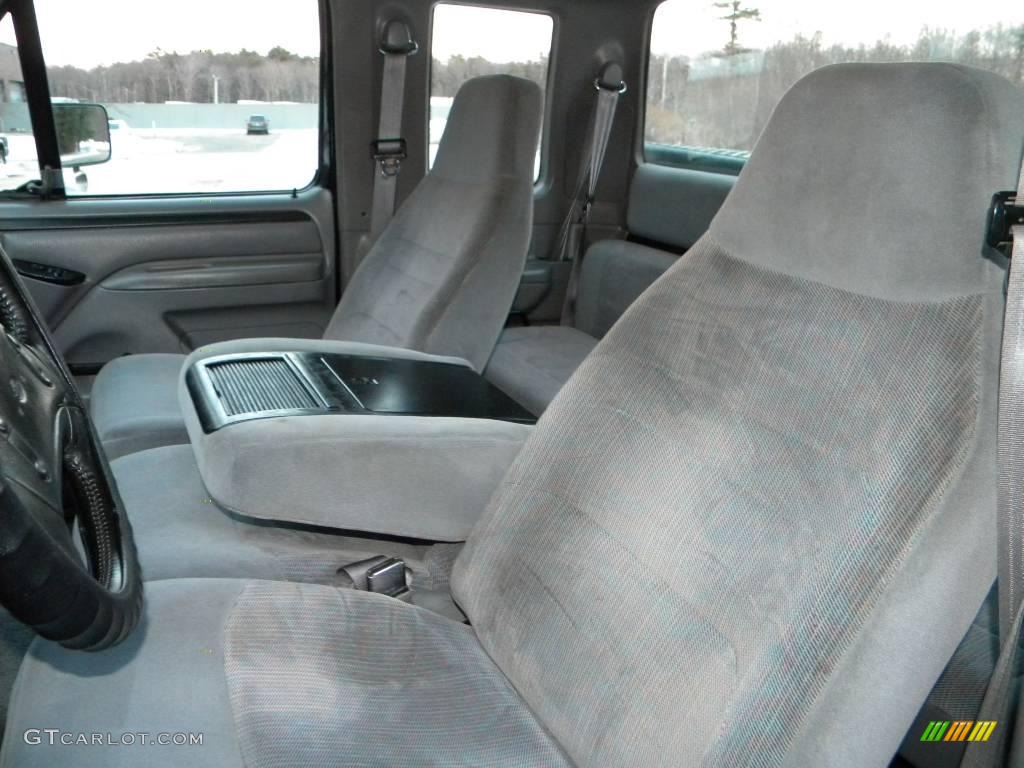 1997 F250 XLT Extended Cab 4x4 - Black / Medium Graphite photo #17