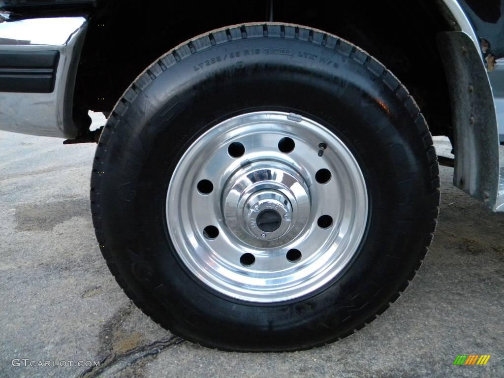 1997 F250 XLT Extended Cab 4x4 - Black / Medium Graphite photo #34