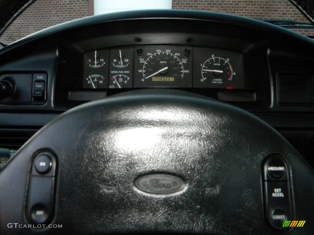 1997 F250 XLT Extended Cab 4x4 - Black / Medium Graphite photo #49