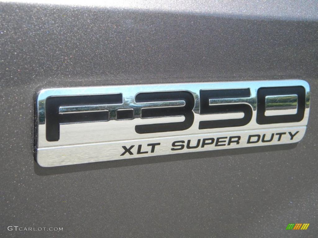 2005 F350 Super Duty XLT Crew Cab 4x4 - Dark Shadow Grey Metallic / Black photo #24