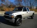 2001 Light Pewter Metallic Chevrolet Silverado 2500HD LS Extended Cab 4x4  photo #26