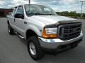 2001 Silver Metallic Ford F250 Super Duty XL SuperCab 4x4  photo #2