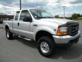 2001 Silver Metallic Ford F250 Super Duty XL SuperCab 4x4  photo #3