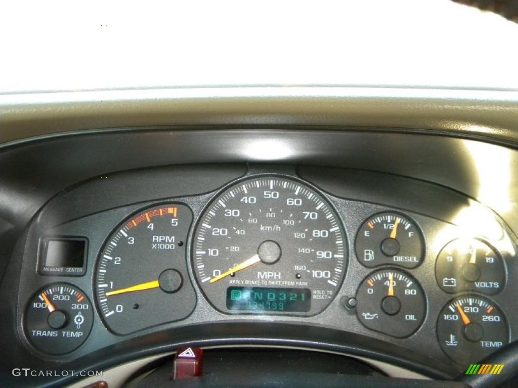2001 Chevrolet Silverado 2500HD LS Extended Cab 4x4 Gauges Photo #40653407
