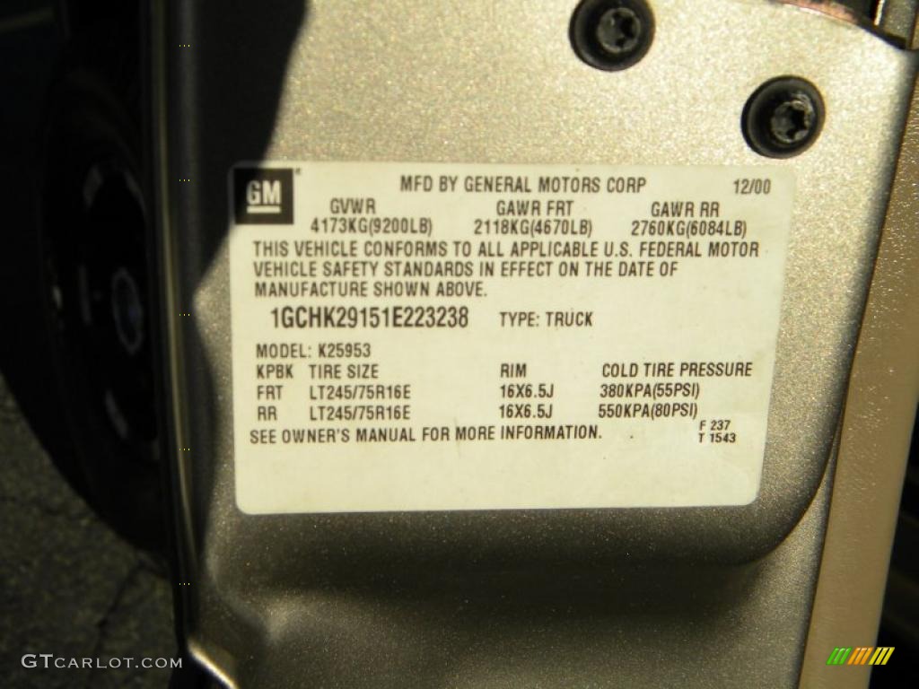 2001 Silverado 2500HD LS Extended Cab 4x4 - Light Pewter Metallic / Tan photo #66