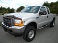 2001 Silver Metallic Ford F250 Super Duty XL SuperCab 4x4  photo #48