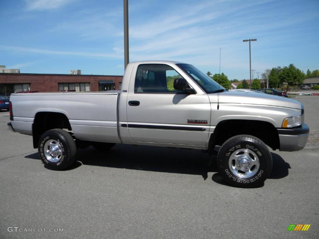 2000 Ram 2500 SLT Regular Cab 4x4 - Light Driftwood Satin Glow / Mist Gray photo #7