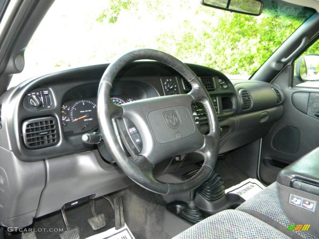 Mist Gray Interior 2000 Dodge Ram 2500 SLT Regular Cab 4x4 Photo #40653880