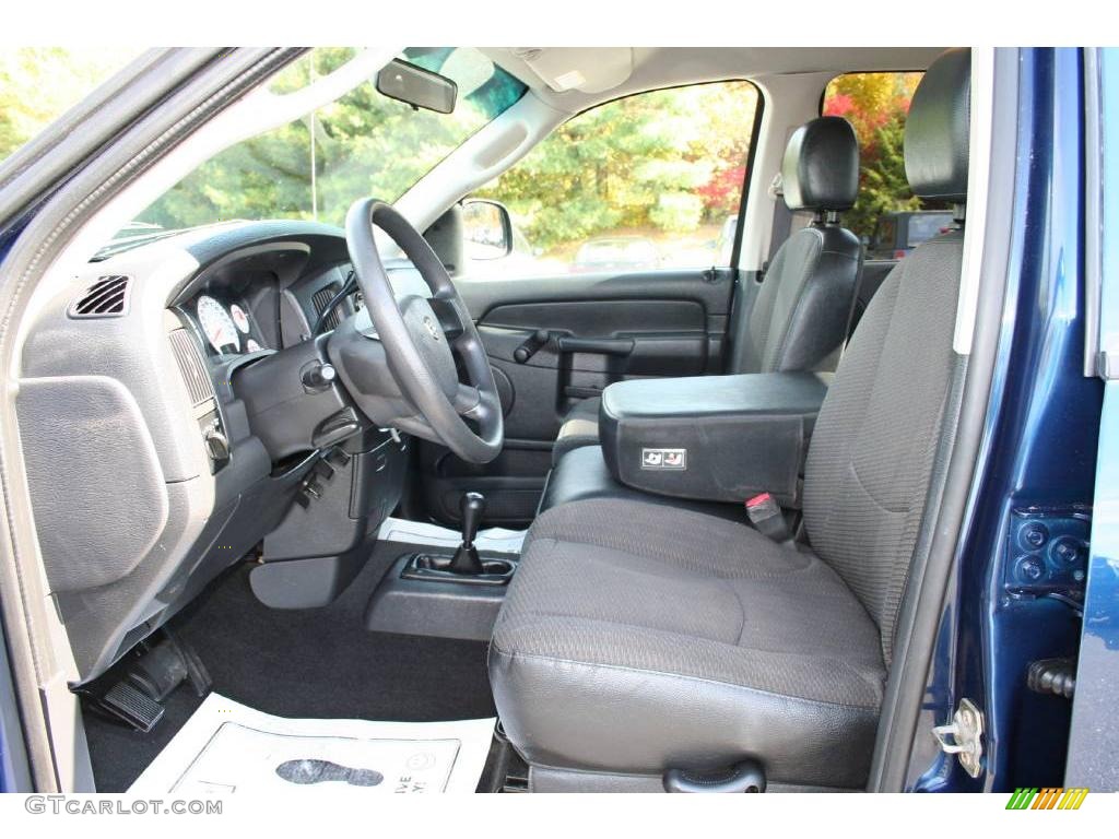 Dark Slate Gray Interior 2004 Dodge Ram 2500 ST Quad Cab 4x4 Photo #40654190
