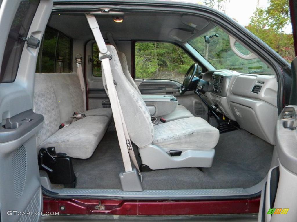 Medium Graphite Interior 2000 Ford F250 Super Duty Xlt
