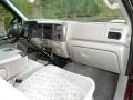 Medium Graphite 2000 Ford F250 Super Duty XLT Extended Cab 4x4 Dashboard