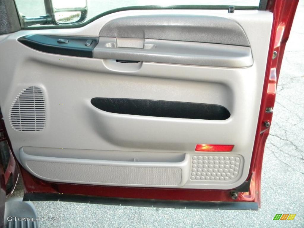 2000 F250 Super Duty XLT Extended Cab 4x4 - Dark Toreador Red Metallic / Medium Graphite photo #49