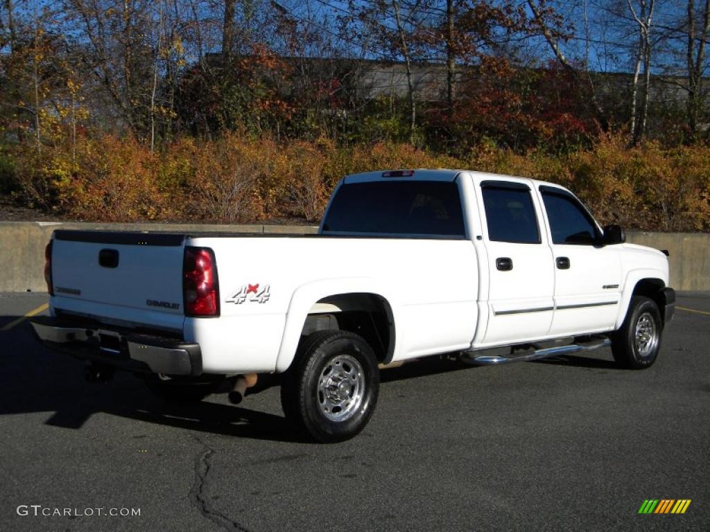 2004 Silverado 2500HD LS Crew Cab 4x4 - Summit White / Dark Charcoal photo #16