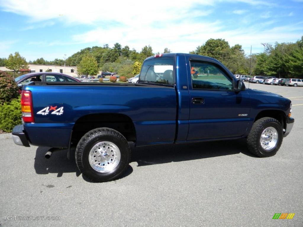 2000 Silverado 1500 Regular Cab 4x4 - Indigo Blue Metallic / Graphite photo #10