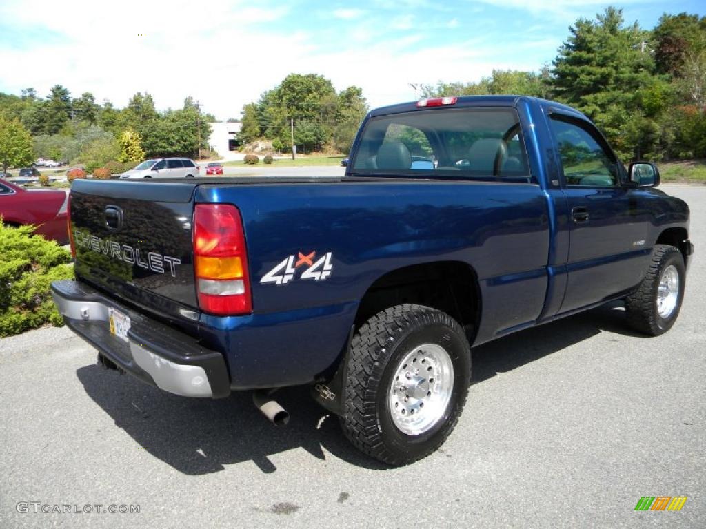 2000 Silverado 1500 Regular Cab 4x4 - Indigo Blue Metallic / Graphite photo #11