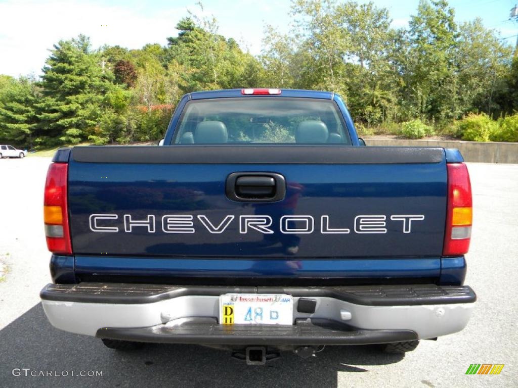 2000 Silverado 1500 Regular Cab 4x4 - Indigo Blue Metallic / Graphite photo #13