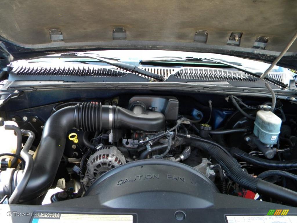 2000 Chevrolet Silverado 1500 Regular Cab 4x4 4.3 Liter OHV 12-Valve Vortec V6 Engine Photo #40655451