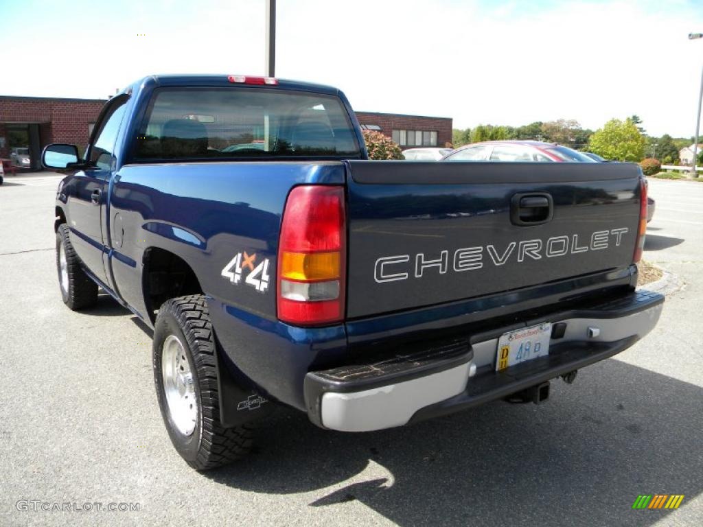 2000 Silverado 1500 Regular Cab 4x4 - Indigo Blue Metallic / Graphite photo #34